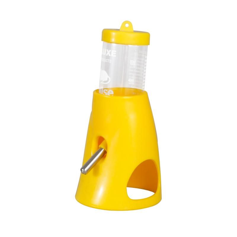 Hamster Water Bottle 80ml Pet Automatic Drinking Bottle (Yel