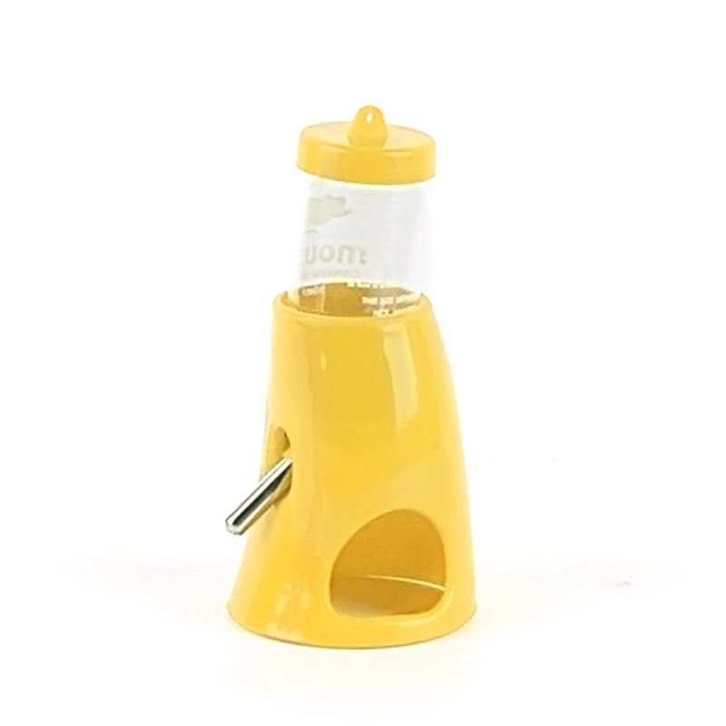 Hamster Water Bottle 80ml Pet Automatic Drinking Bottle (Yel