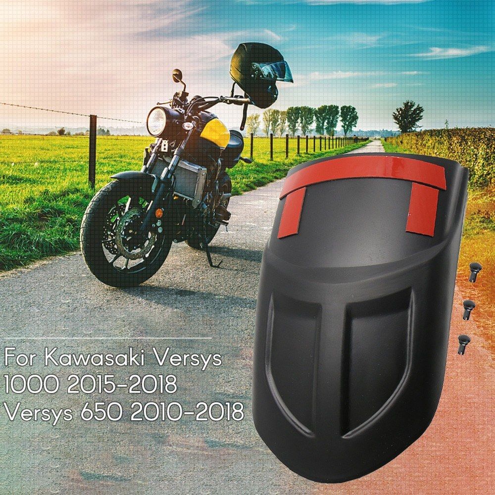 Motorcycle Front Mudguard Fender Rear Extender Extension Fit