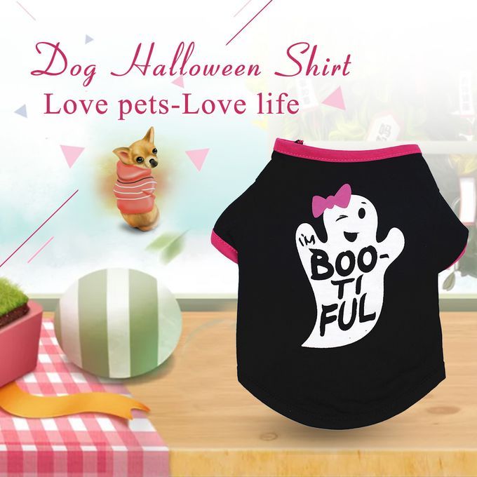 Dog Halloween Shirt Pet T Shirt Dog Pet Clothes Pet-XS Size