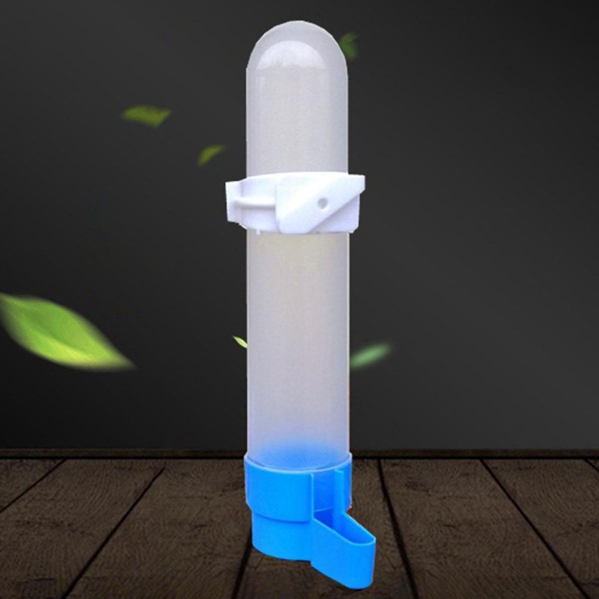 Parrot Water Dispenser Bird Cage Suspended Pet Parrot Water Dispenser Blue