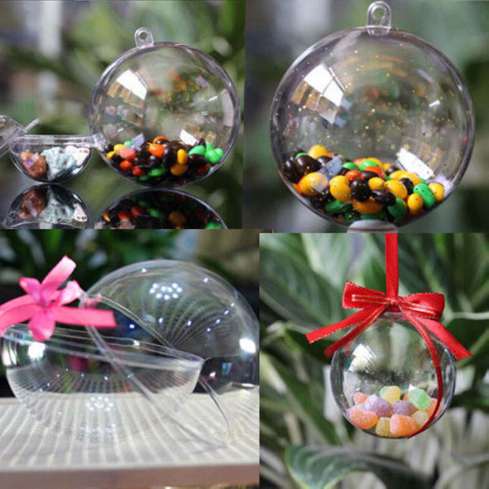 15PCS Packed Lastics Ball Transparents Ball Can Be Filled