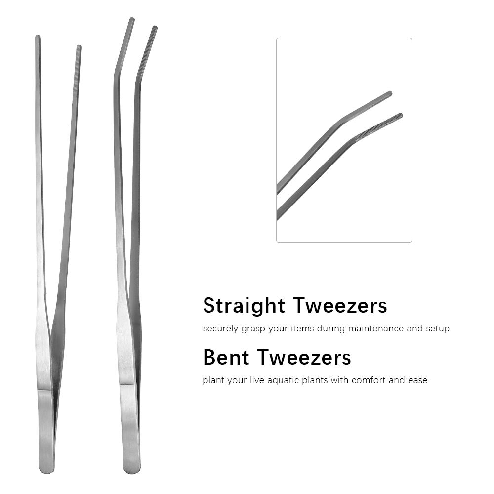 5pcs/set Aquarium Maintenance Tools Aquatic Plant Tweezers