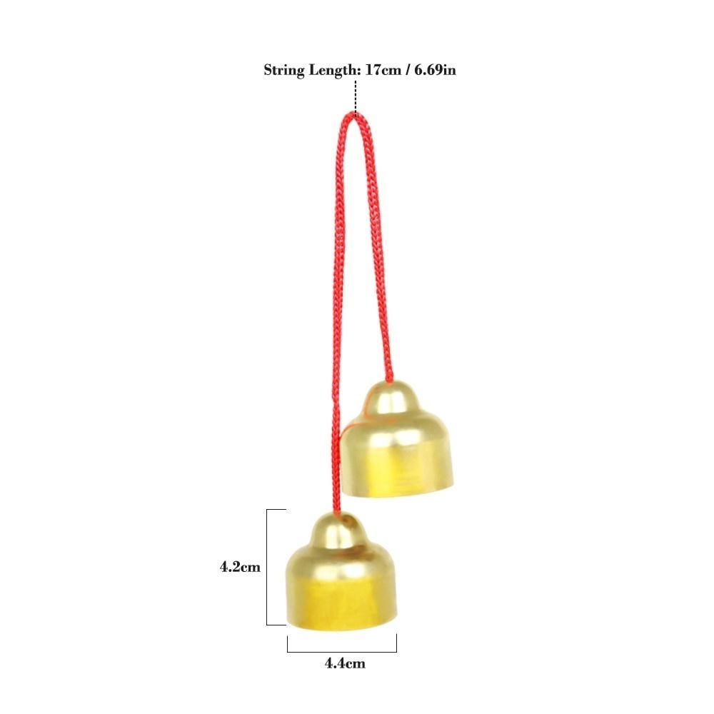 Copper Hand Bells Musical Bells Orff Percussion Instrument Toy Bell Classroom Musical Instrument for Kids Toddlers Timbre Similar to Triangle Instrument
