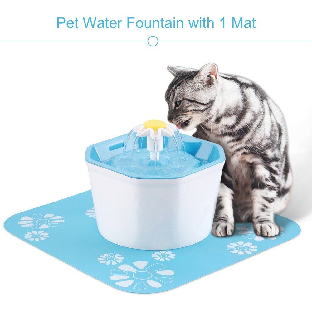 1.6L Automatic Pet Water Fountain Silent Drinking Electric