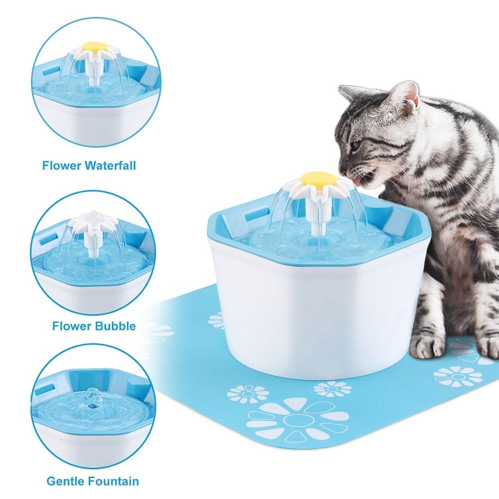 1.6L Automatic Pet Water Fountain Silent Drinking Electric