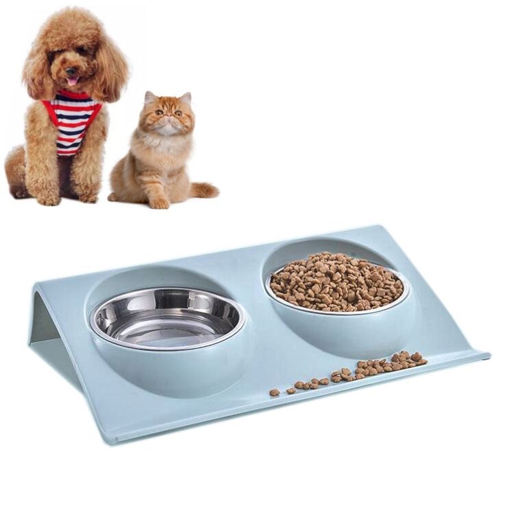 Pet Bowl Stainless Steel Anti-skid Anti-splash Pet Bowl