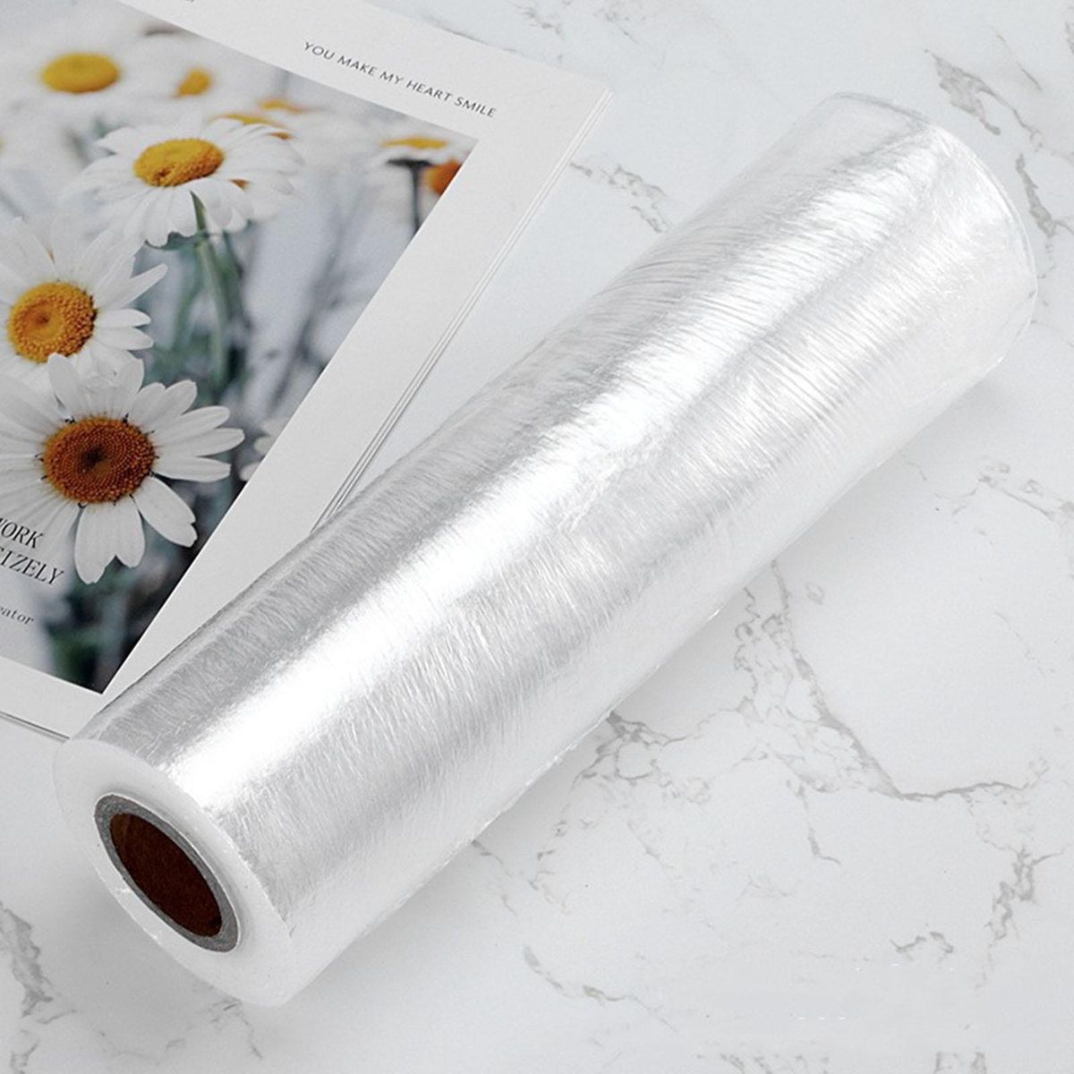 Plastic Seal Food Wrap PE Food Cling Film Roll Wrapper Food Fresh Keeping Film Household Refrigerator Food Packaging Kitchen Tools