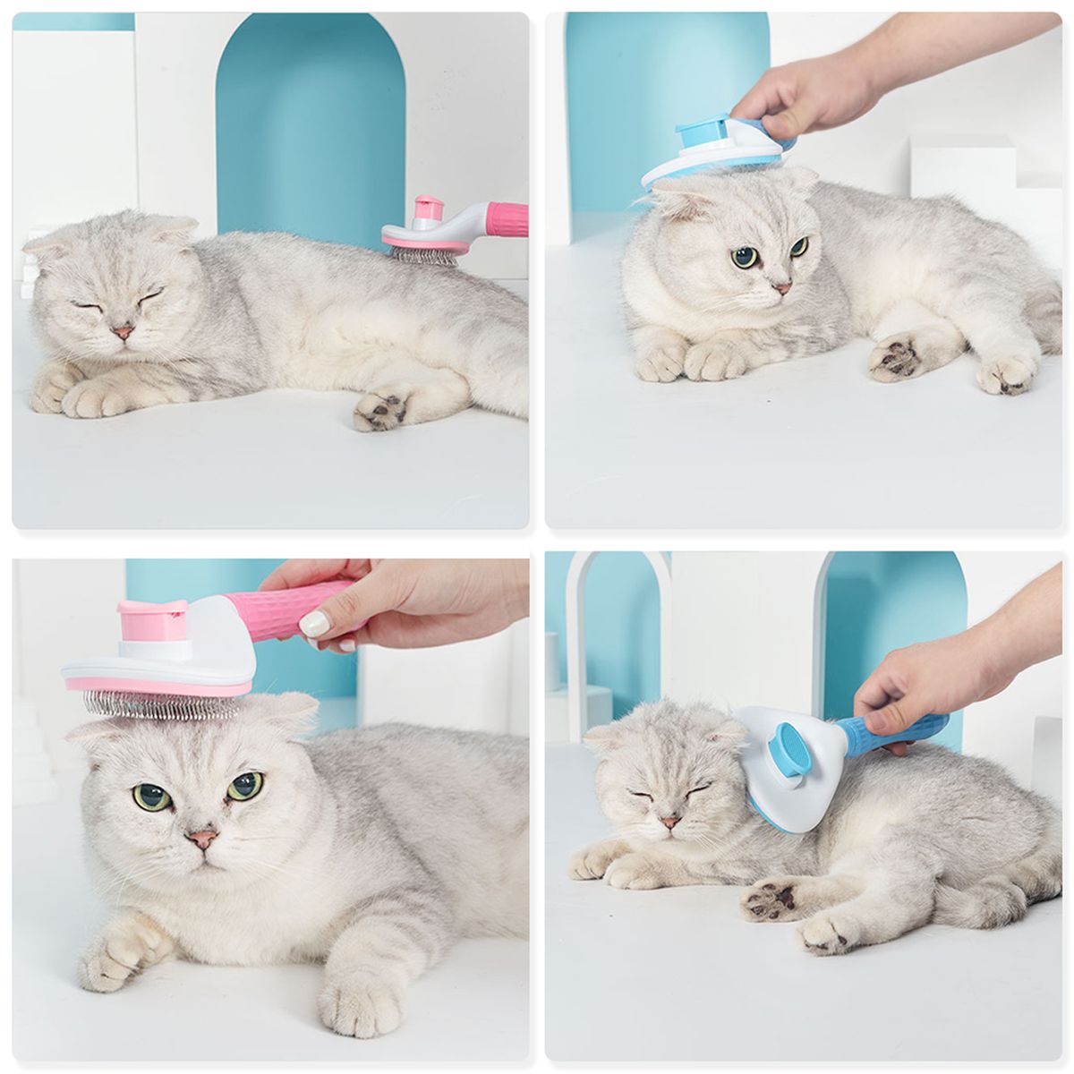 Pet Grooming Brush Dogs Brush Cat Brush Dog Slicker Brush