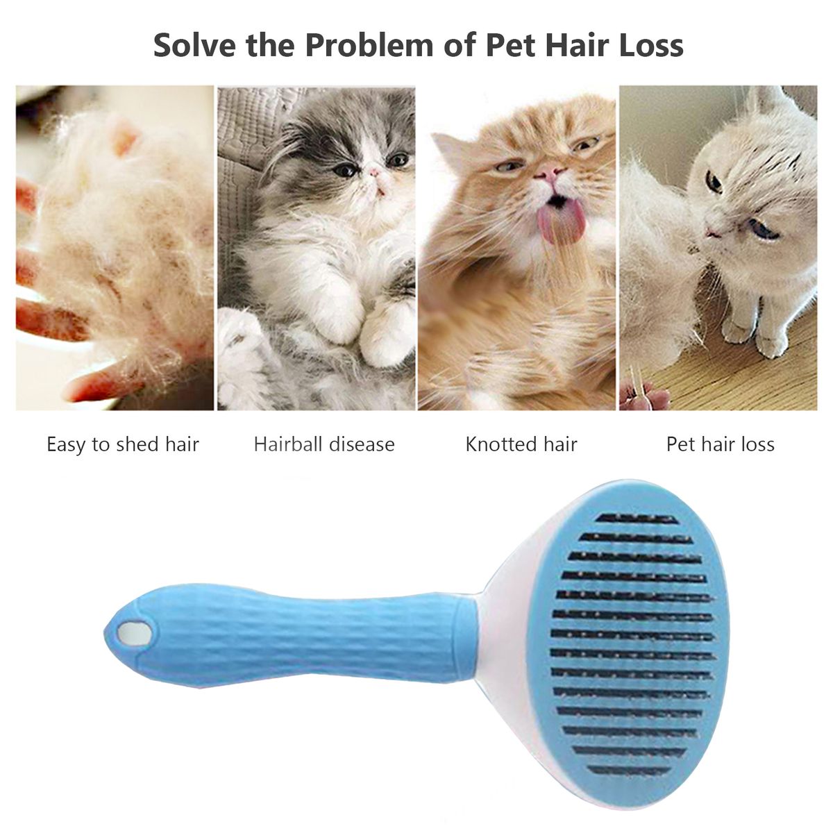 Pet Grooming Brush Dogs Brush Cat Brush Dog Slicker Brush