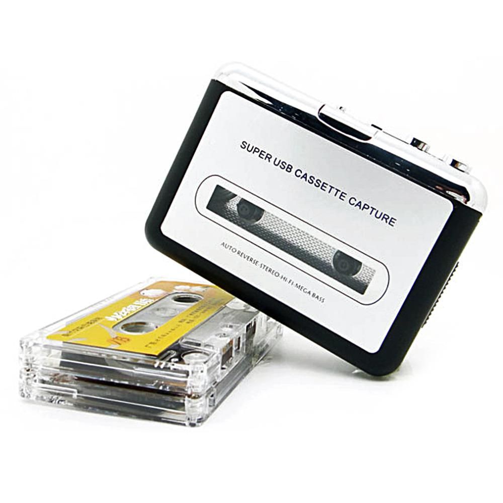 USB2.0 Portable Tape to PC Super Cassette To MP3 Audio Music CD Digital Player Converter Capture Recorder Headphone