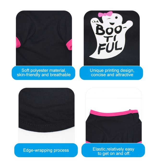 Dog Halloween Shirt Pet T Shirt Dog Pet Clothes Pet-XL Size