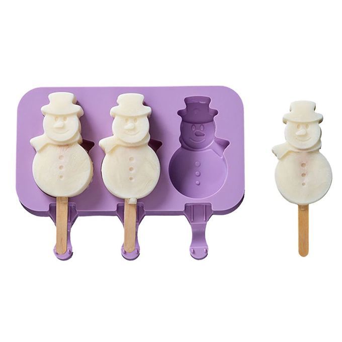 Summer Sili One I E   Mold Animal Shape Jelly I E  Hine DIY Food-snowman-Type 1