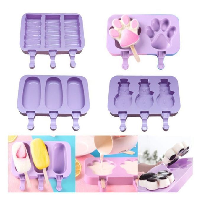 Summer Sili One I E   Mold Animal Shape Jelly I E  Hine DIY Food-snowman-Type 1