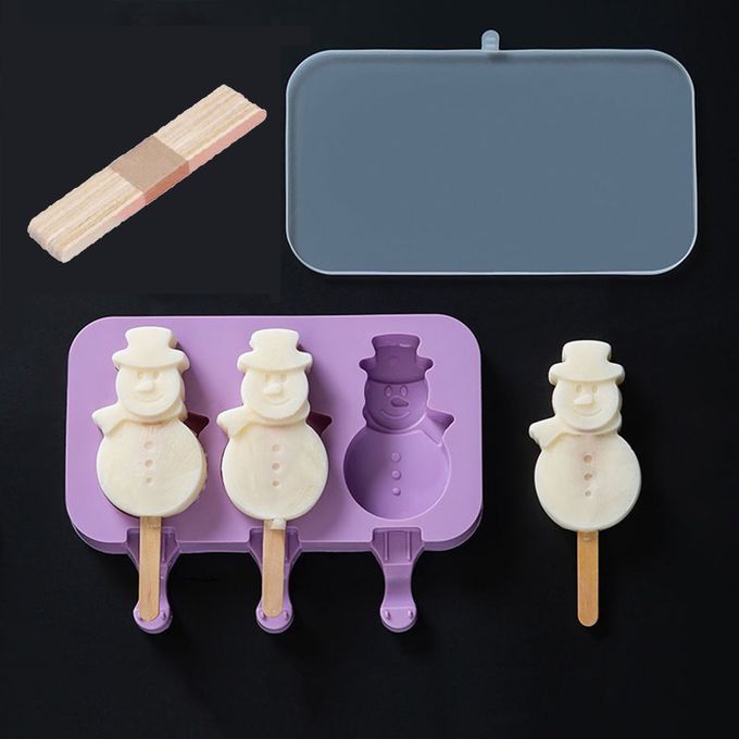 Summer Sili One I E   Mold Animal Shape Jelly I E  Hine DIY Food-snowman-Type 1