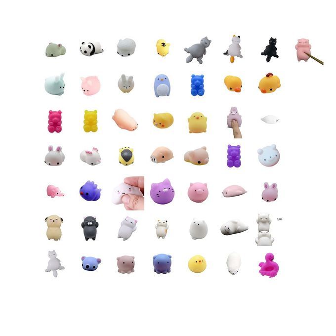 De Ompression Ball Vent Squeezing Musi  Ornaments Tpr Small Animals Gift-colorful-Wang Wang