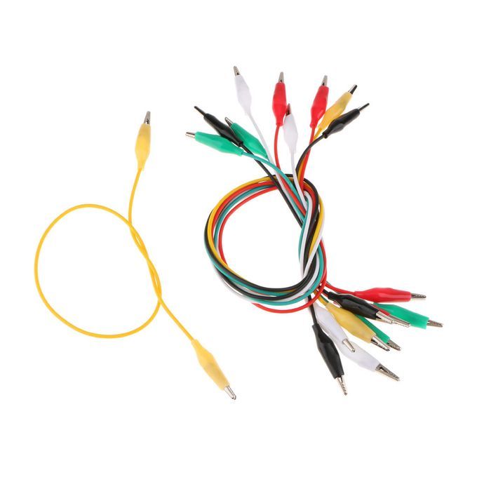 5 Colors Alligator Clips Test Leads Crocodile Clips Clamps (Set Of 10)