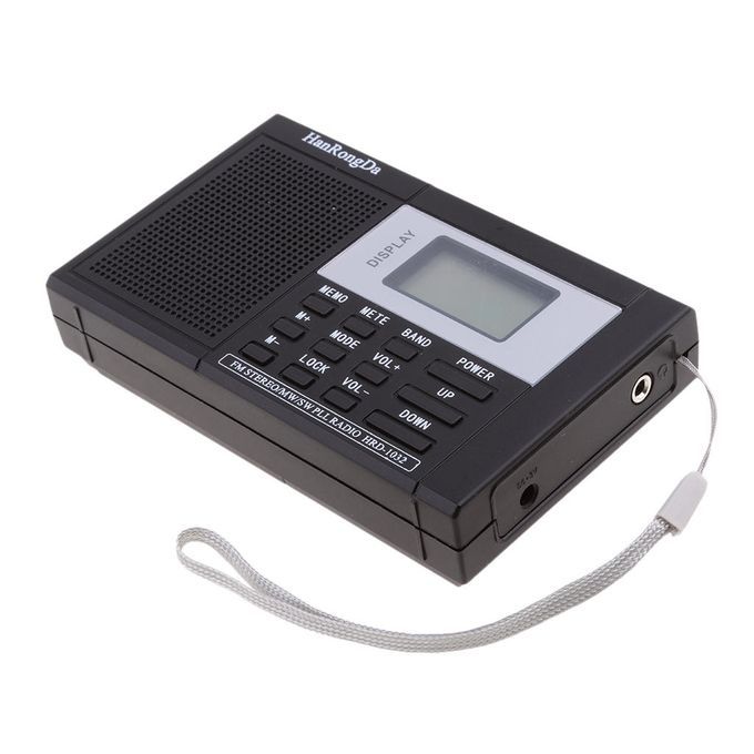 Rechargeable Portable Radio Mini Speaker FM Receiver MW AM SW