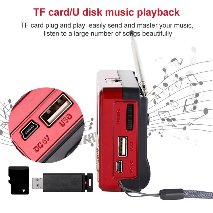 3 PCS KK-170 Portable 21 Bands FM/AM/SW Radio Speaker