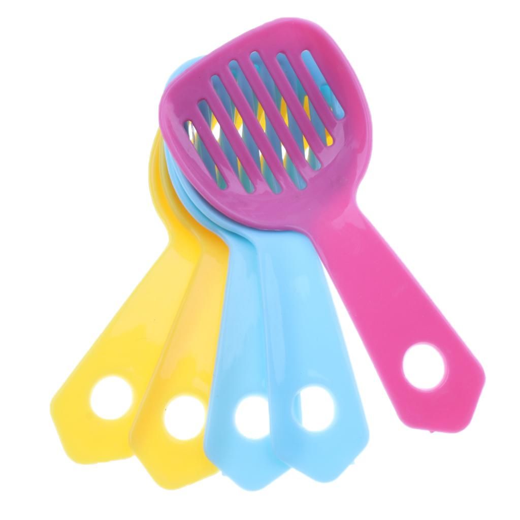 5x Hamster Scooper Toilet Bathroom Loo Litter Tray Spoon