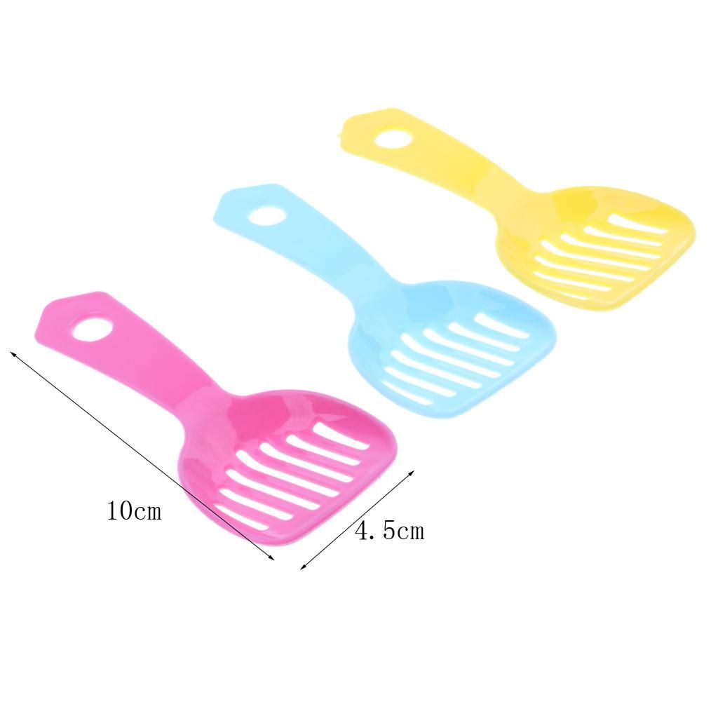 5x Hamster Scooper Toilet Bathroom Loo Litter Tray Spoon