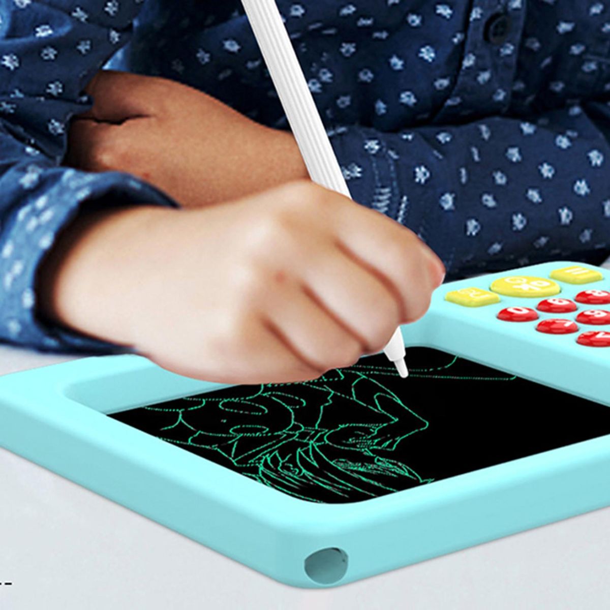 Children Leaning Machine Early Education Arithmetical Training Machine Blue