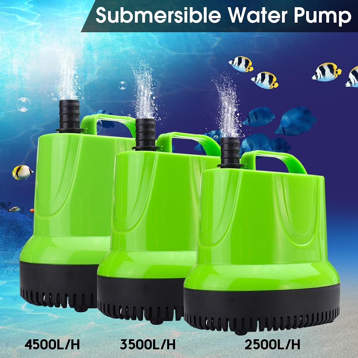 2500~4500L/H Hydroponic Submersible Water Pump Aquarium Fish Tank 220V-240V/50Hz-Sml-3500 Bottom Suction Pump 60W