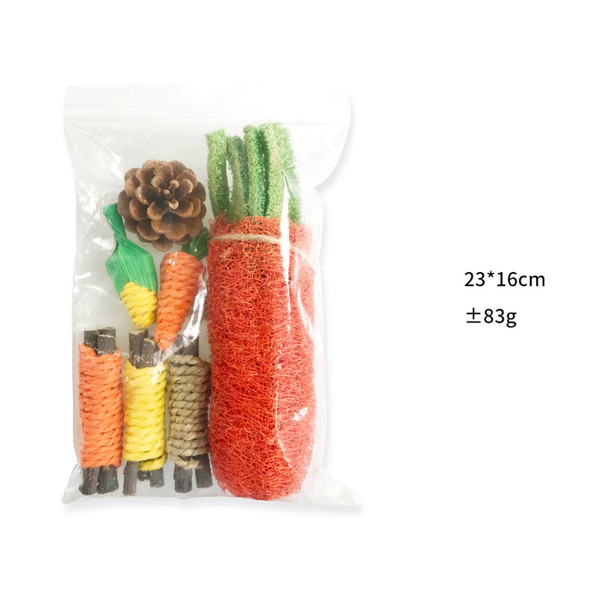 7pcs Hamster Chew  Set  Supplies   Small  Playing
