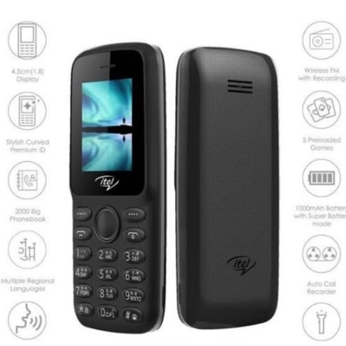 2163 - Dual Sim - 1.8" - 1000mAh - Black