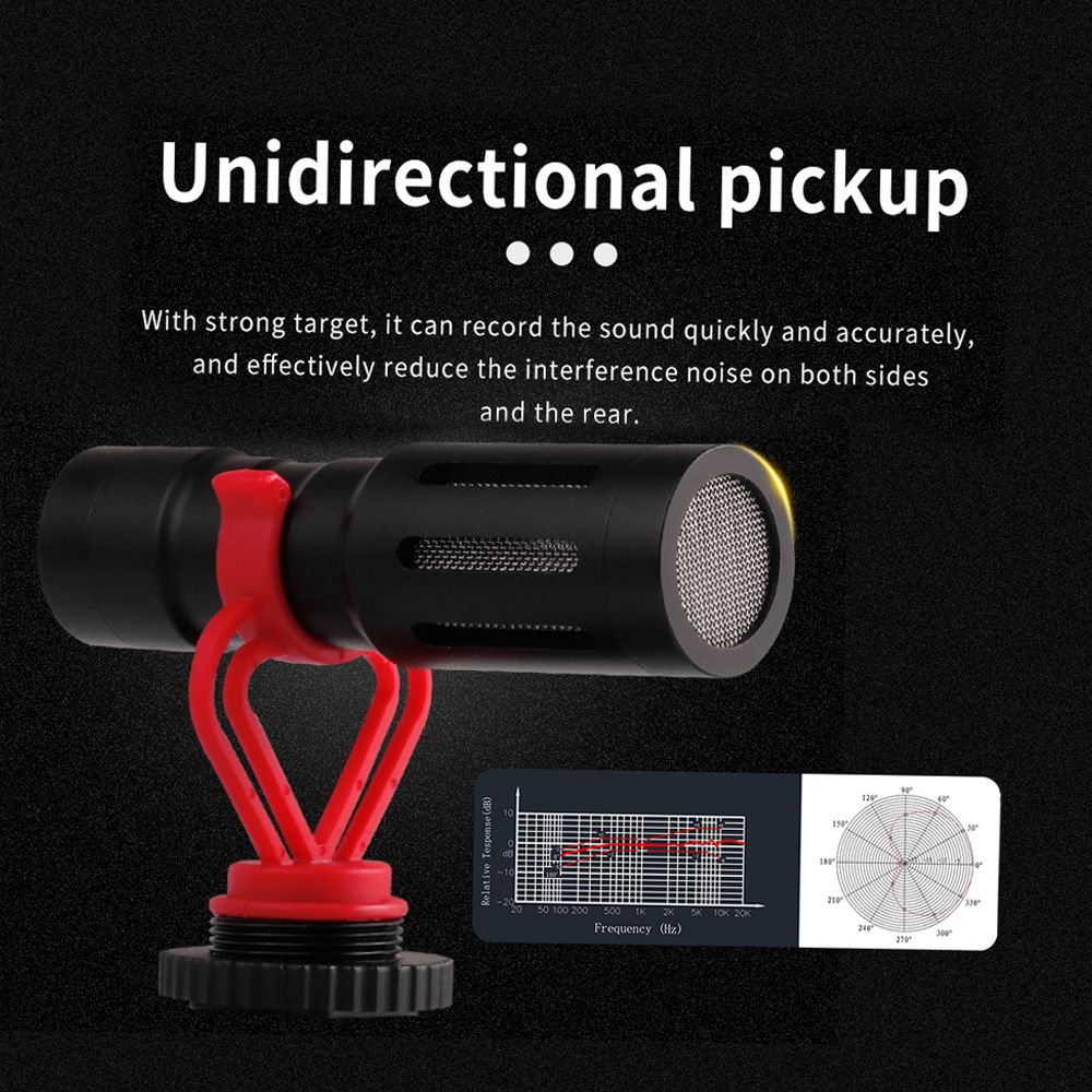 Universal Cardioid Directional Video Condenser Microphone