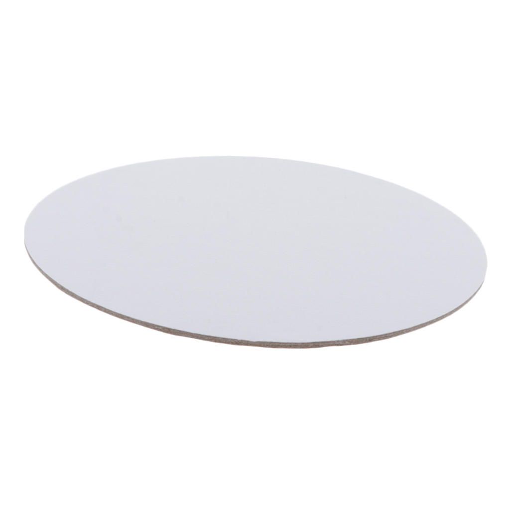Round Blank Wood Stretched Canvas Panels Board Cotton For Oil Acrylic