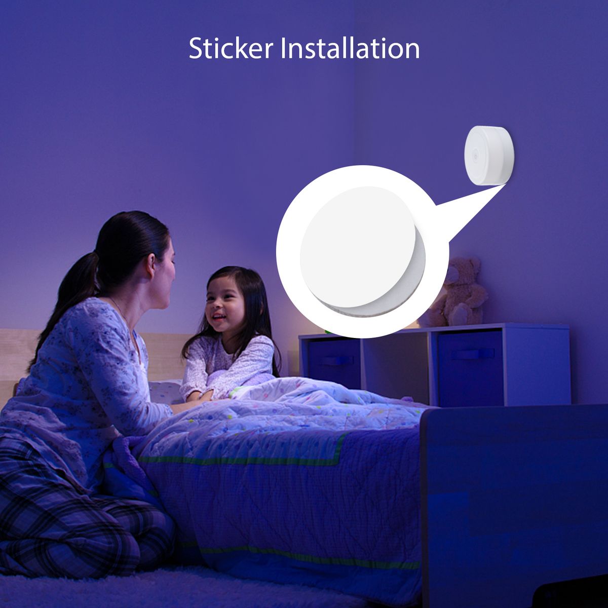 Motion Sensor Light 3Pcs AA Battery Powered  Touch-sensitive