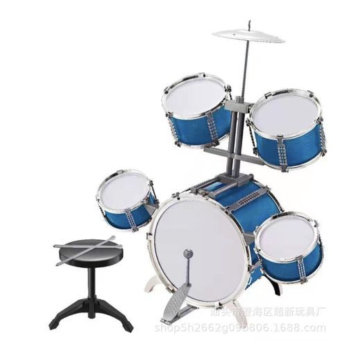 Jazz Drum Set With Seat For Children