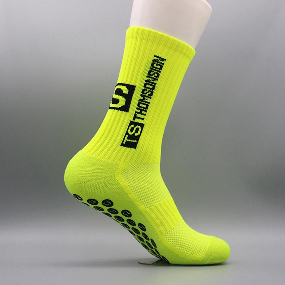 THOMSONSIGN Antiskid Football Socks Men's Friction Pad Middle Tube Running Ice and Snow Walking Knee Length Stockings 6