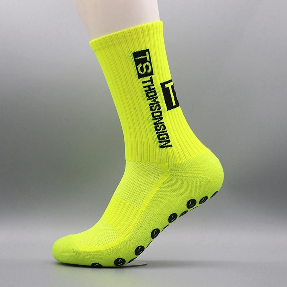 THOMSONSIGN Antiskid Football Socks Men's Friction Pad Middle Tube Running Ice and Snow Walking Knee Length Stockings 6