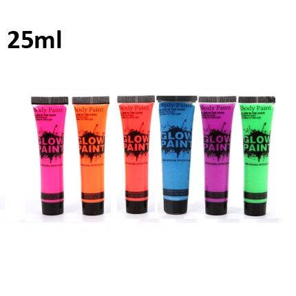 6 Colors Acrylic Paint Glow In The Dark Gold Glowing Paint