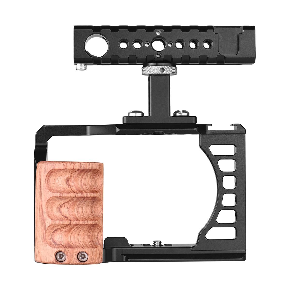 Camera Video Cage + Top Handle Kit Aluminum Alloy With Cold