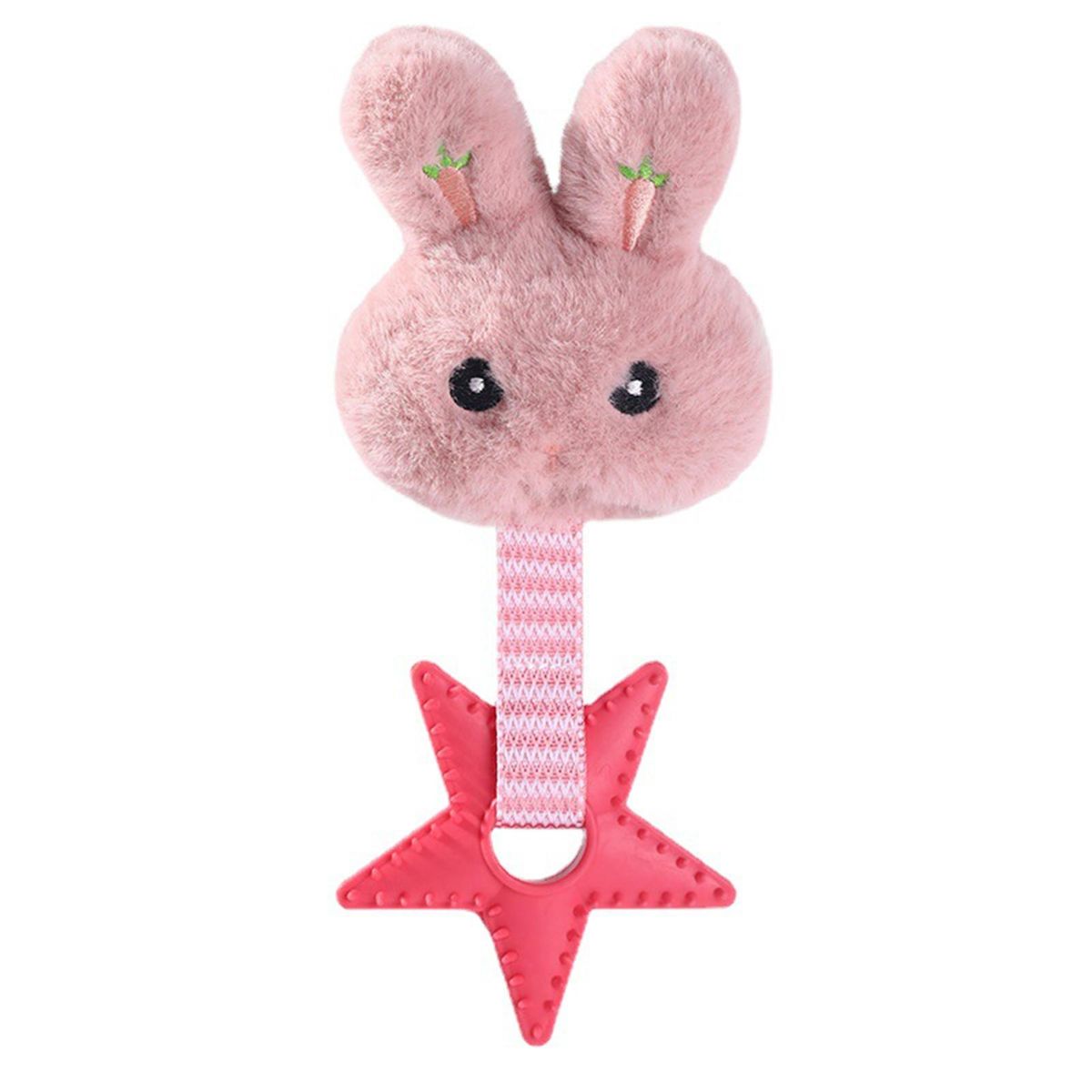 Pet Chew Toy Kitten Chewing Squeaky Toy Pink