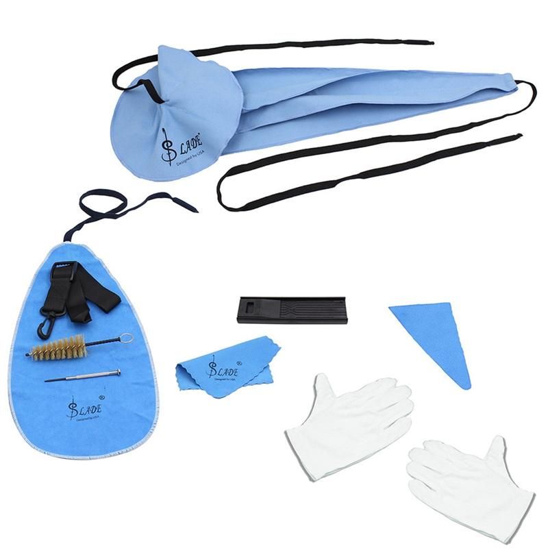 SLADE Saxophone Special Accessories Saxophone Cleaning 10-Piece Tube Music Cleaning and Maintenance Set