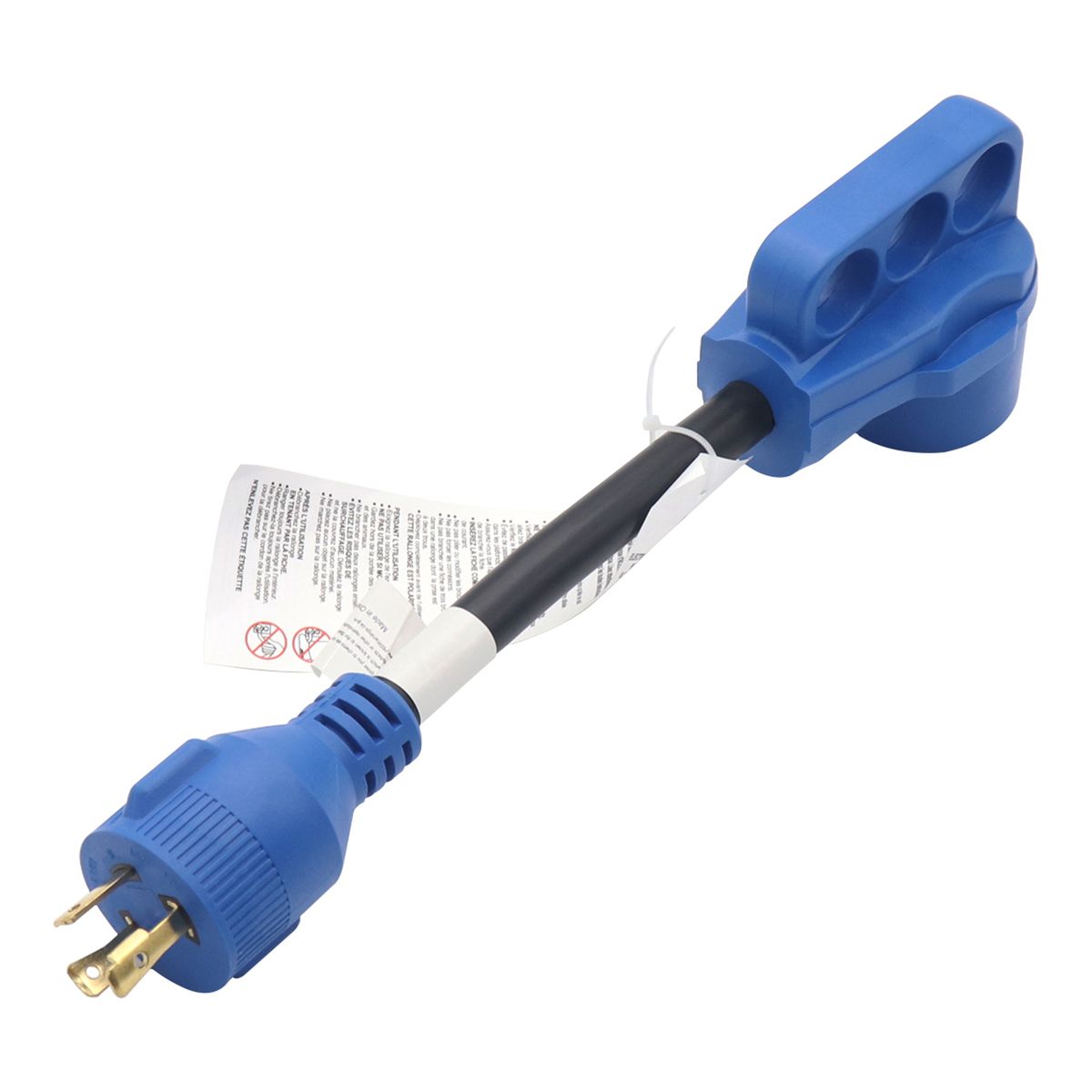 30 Amp To 50 Amp 10awg/3 Cord RV Adapter Cord Power Line
