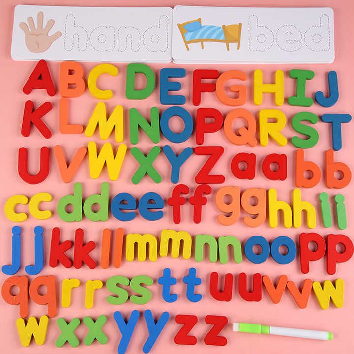 Matching Spelling And Tracing Game -English Enlightenment Toy