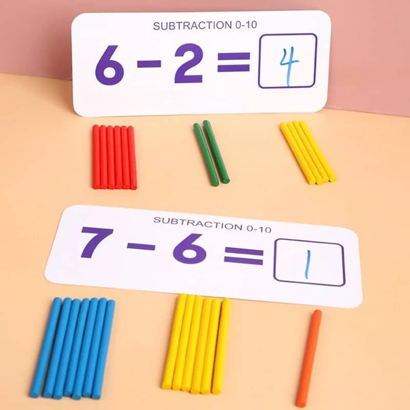 Wooden  Maths Learning  Aid For Kids