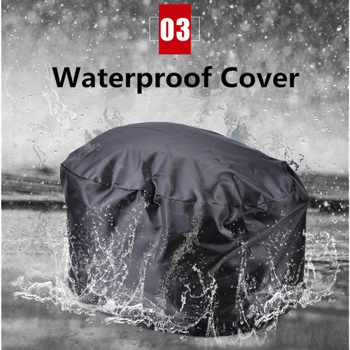 Waterproof Removable Motorcycle Tail Bag Rear Seat Top Case Luggage Shoulder Box- Red Red Border