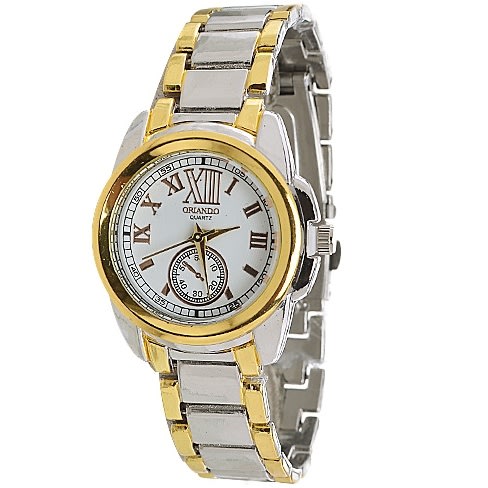 Women's Chain Wristwatch - White Face