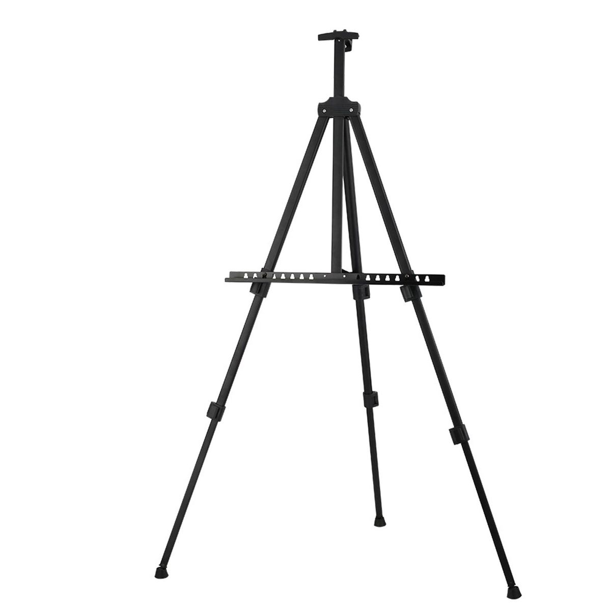 Folding Easel Collapsible Portable Stand Display For Canvases Black