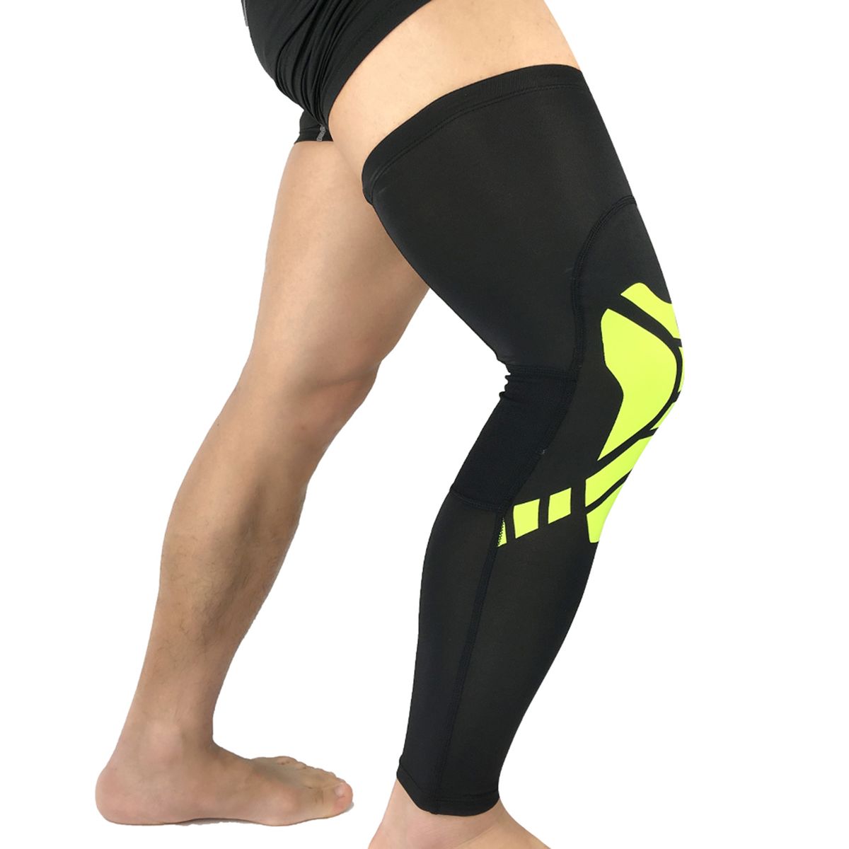 Leg Support  Compression Sleeve  Running Sports Black And