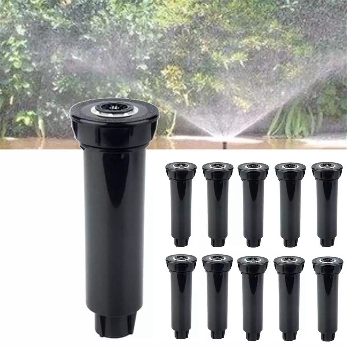 10Pcs Pop-Up Sprinkler Lawn Tool Spray-Head for Garden