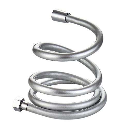 PVC Shower Hose  Bath Head Holder  2m Silver