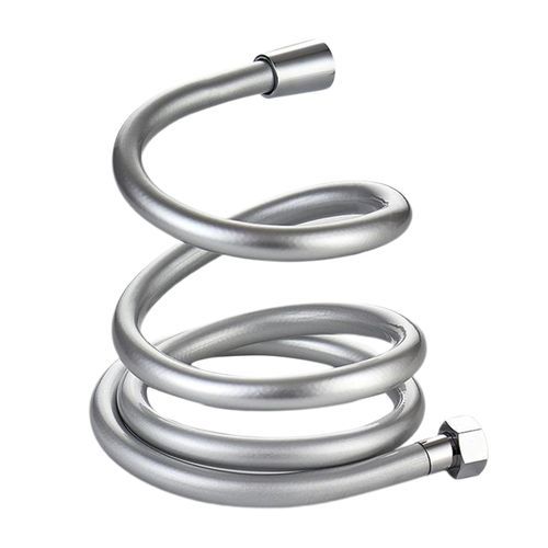 PVC Shower Hose  Bath Head Holder  2m Silver
