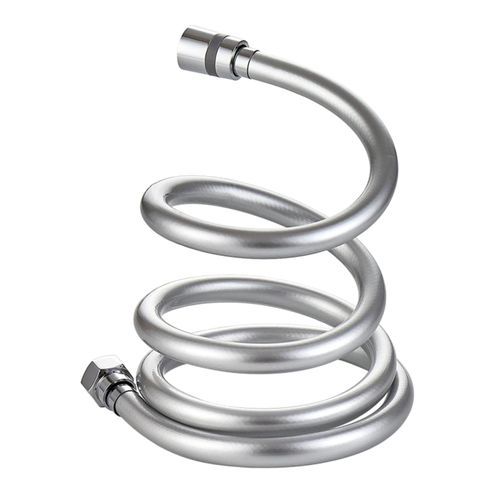 PVC Shower Hose  Bath Head Holder  2m Silver